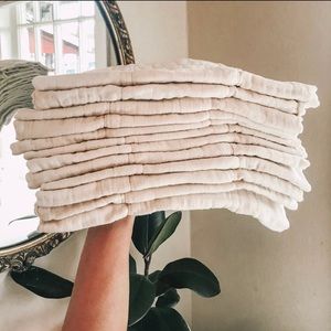 12 Cloth diaper inserts / prefolds